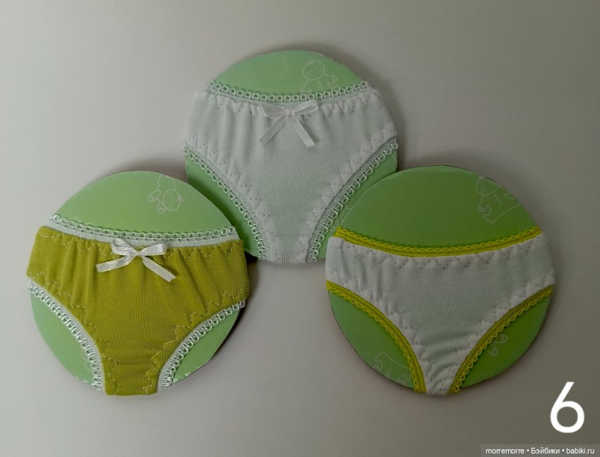 Трусики для куклы Готц Little Kidz. Лот 3 штуки (фото 6)