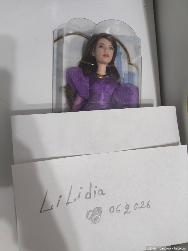 Кукла Mattel Disney 2023 фильм Русалочка Ванесса в фиолетовом платье