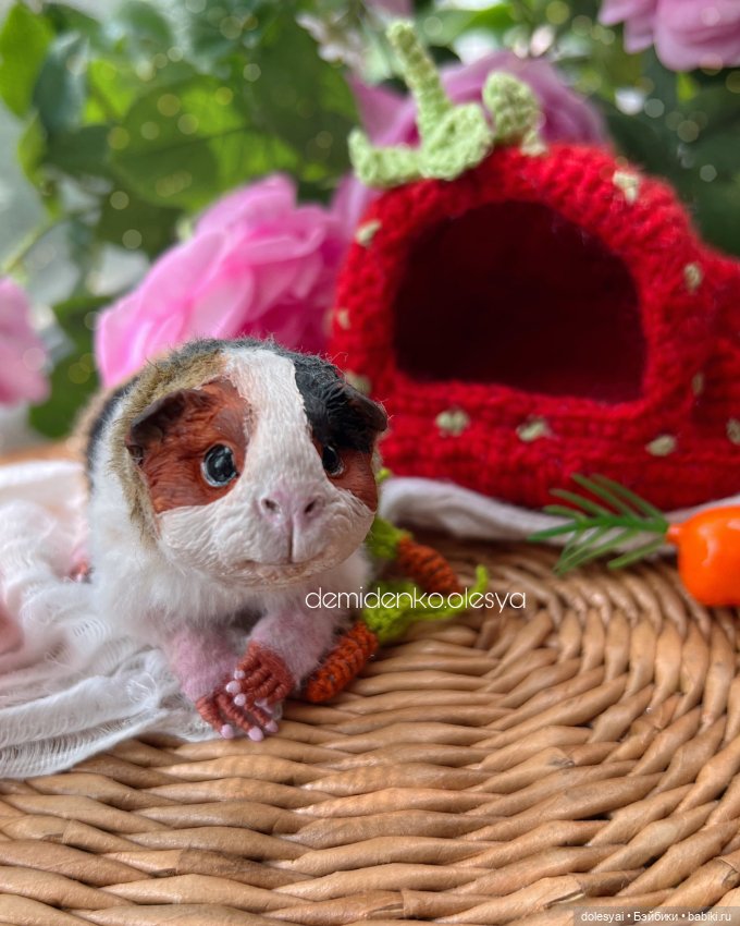 Морская свинка Микки 🐹 — Авторские игрушки (фото 5)