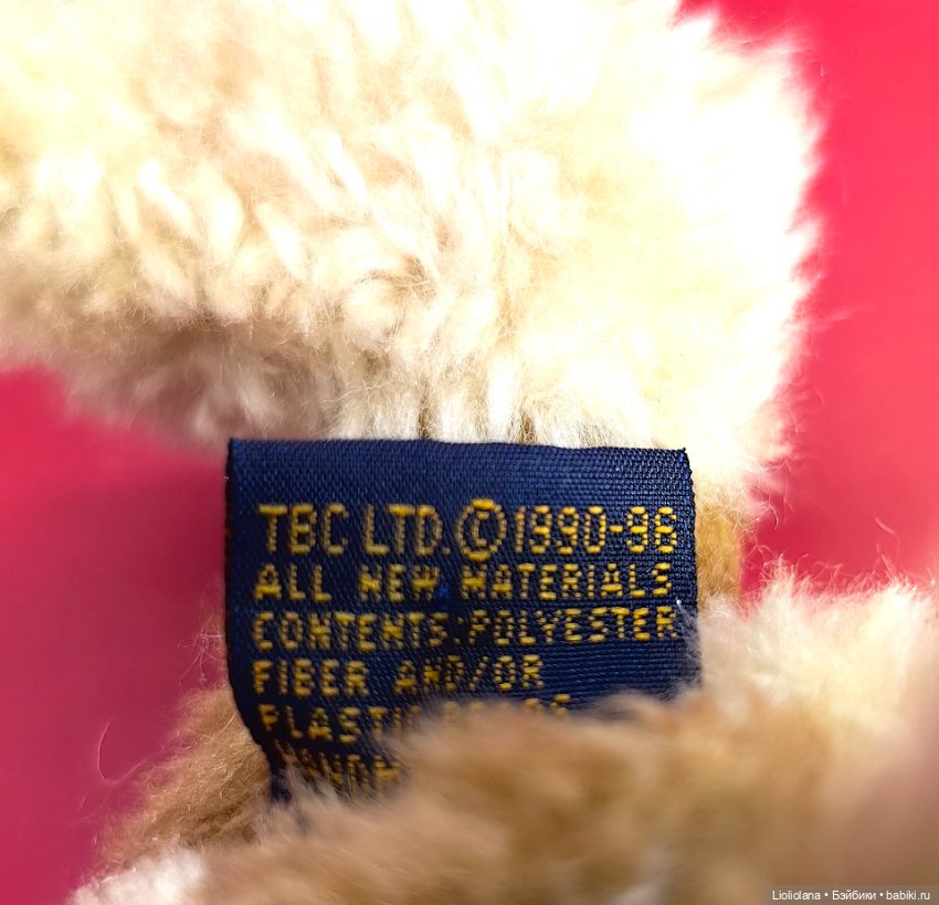 Кролик с зелёным бантом от Boyds Bears Co (фото 4)