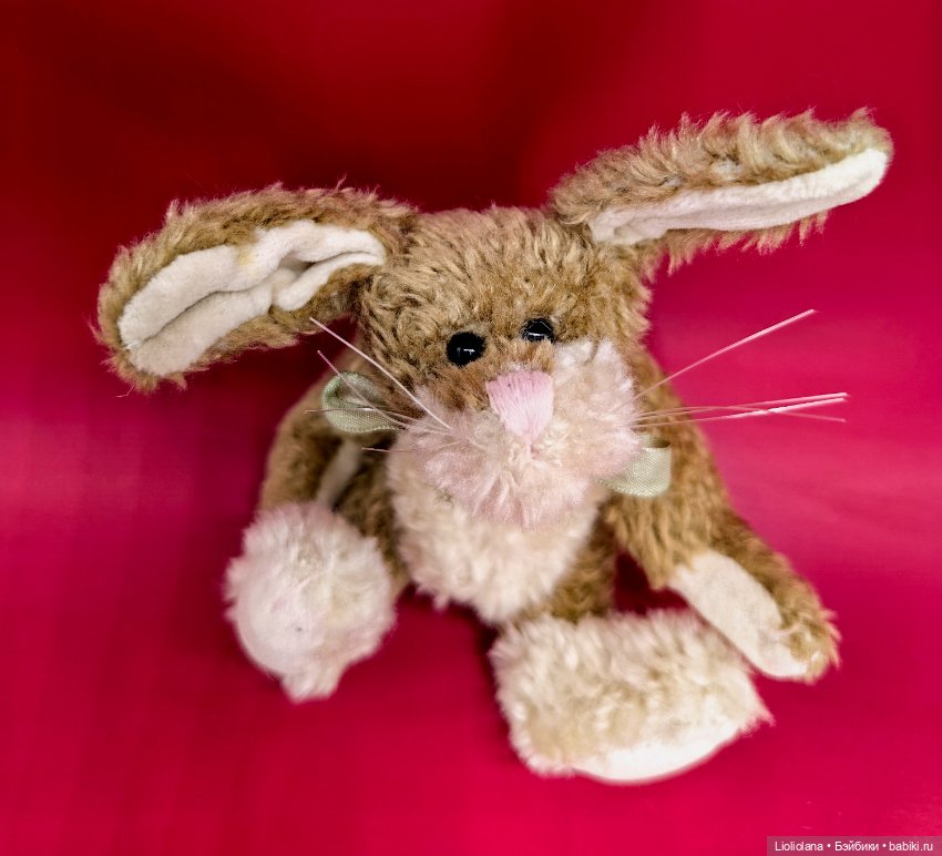 Кролик с зелёным бантом от Boyds Bears Co (фото 2)