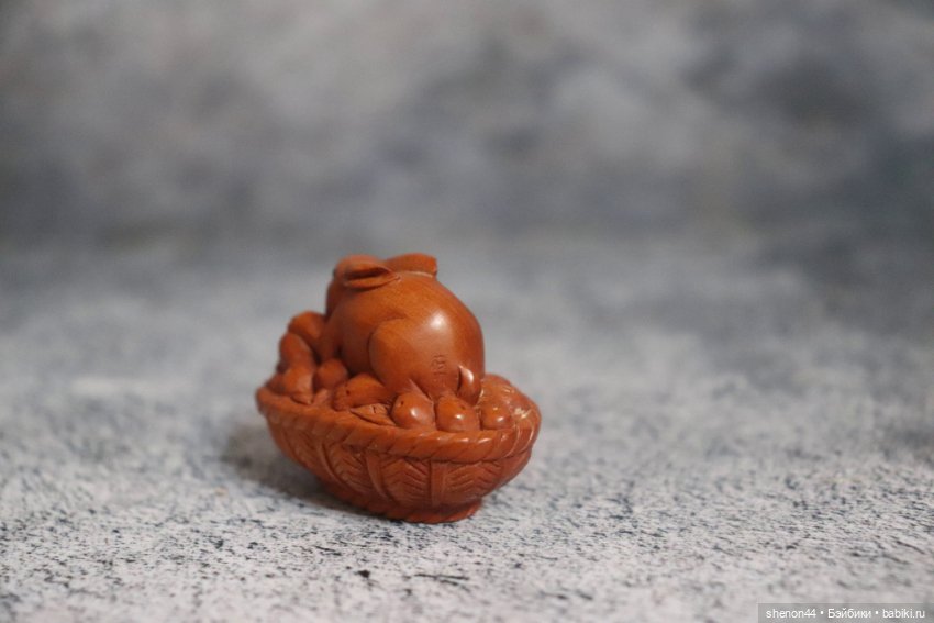 Нэцкэ "Кролик". Винтаж — Винтажные куклы и игрушки детства (фото 5)