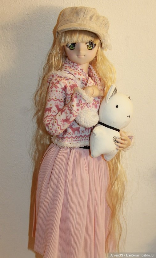 Длинный золотистый парик Volks 9-10 дюймов (фото 3)