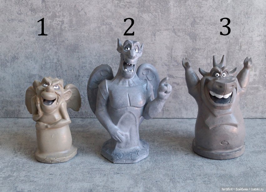 Набор фигурок из м/ф "Горбун из Нотр-Дама" (масштаб 1:6) (фото 2)