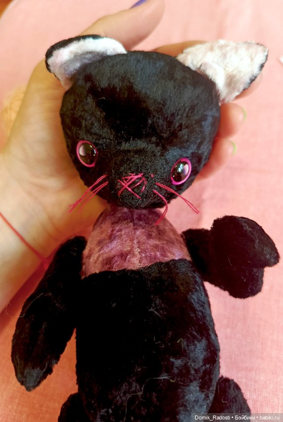 Молодой котик Уголёк 😻 — Авторские игрушки