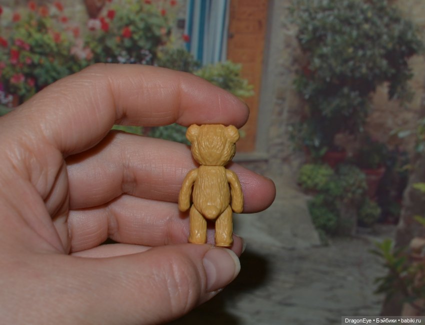 Виниловый мини-мишка SG Rabbit toys в коробочке (фото 7)
