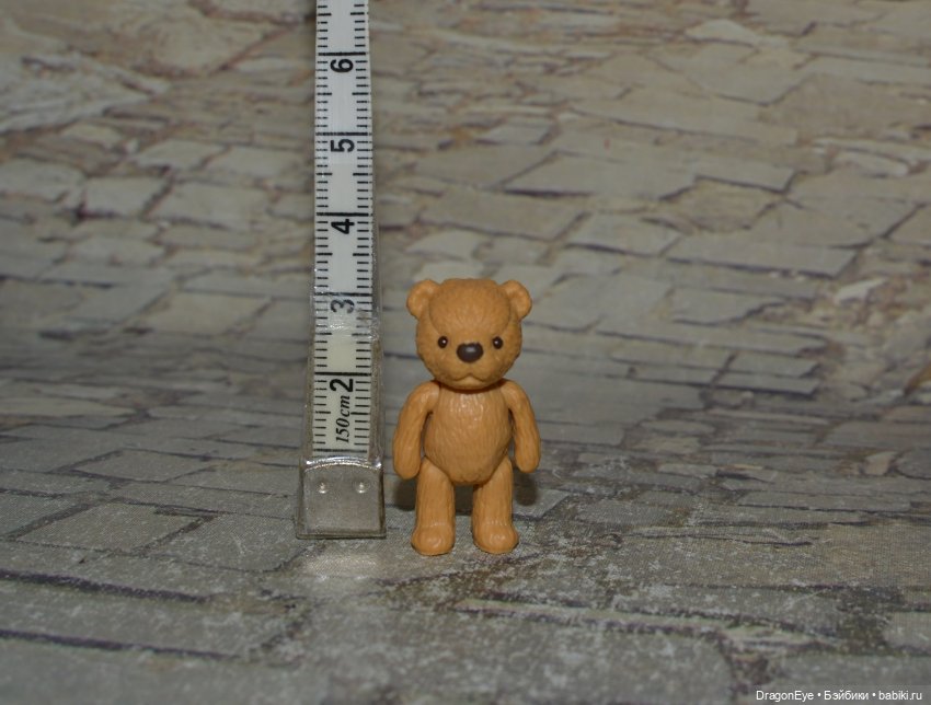 Виниловый мини-мишка SG Rabbit toys в коробочке (фото 4)