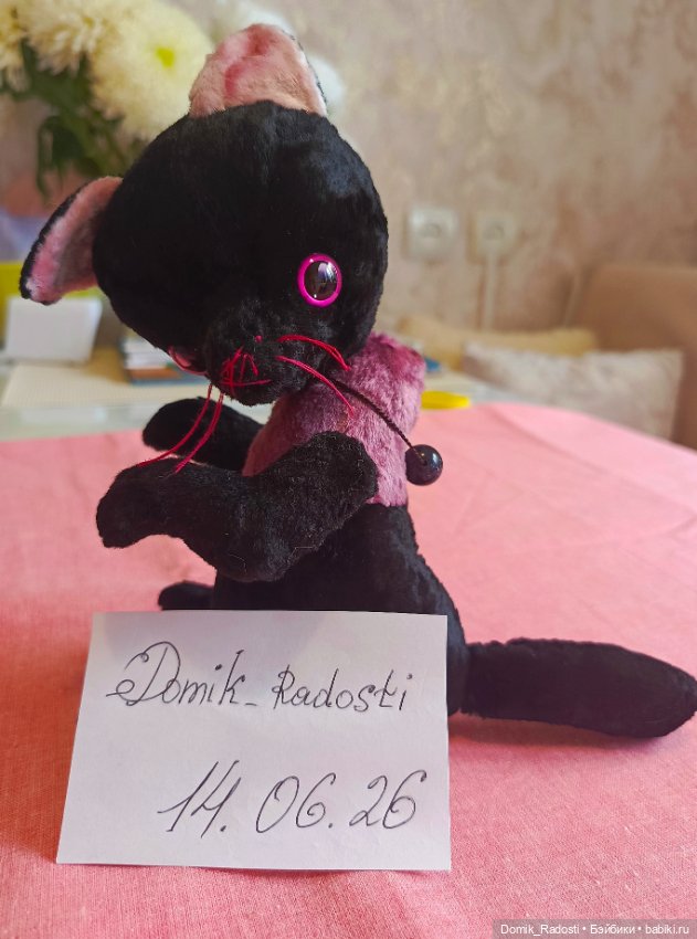 Молодой котик Уголёк 😻 — Авторские игрушки (фото 5)