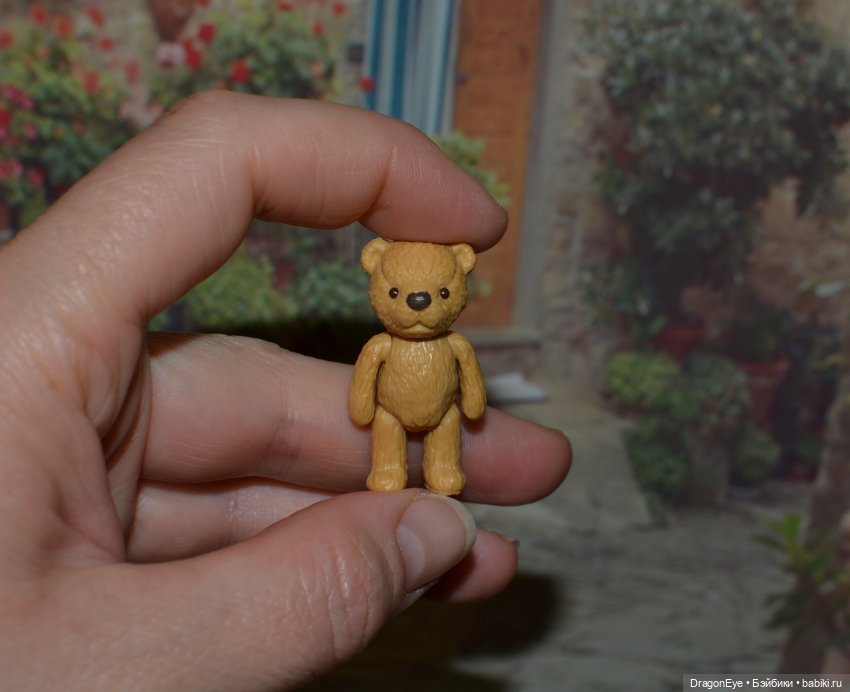 Виниловый мини-мишка SG Rabbit toys в коробочке (фото 6)