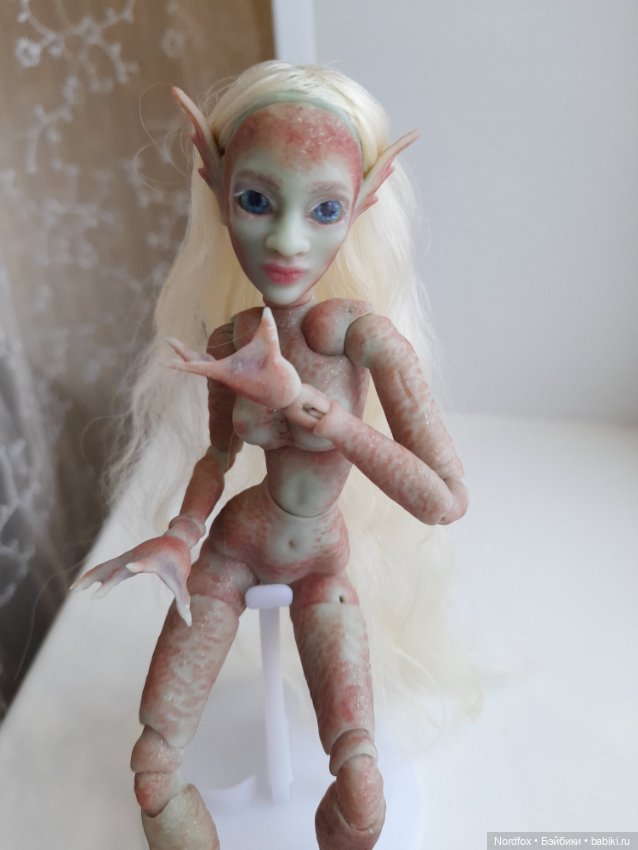 Русалка Натальи Брагиной — Авторские куклы BJD (фото 2)