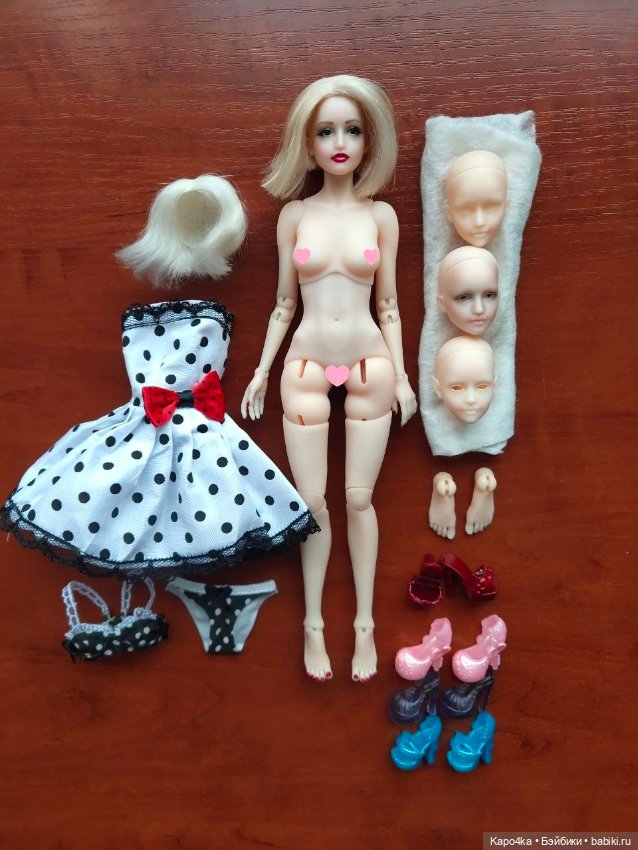 Шарнирная BJD бжд кокетка Монро 25 см (фото 9)