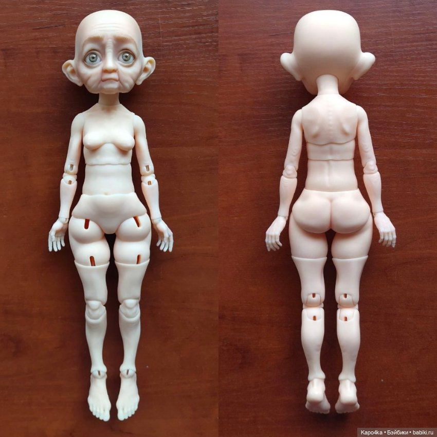 Шарнирная BJD бжд бабушка 29 см (фото 9)
