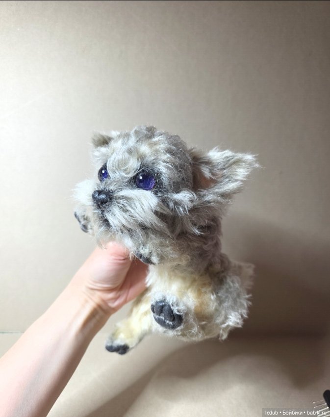 Реалистичный щенок — Авторские игрушки