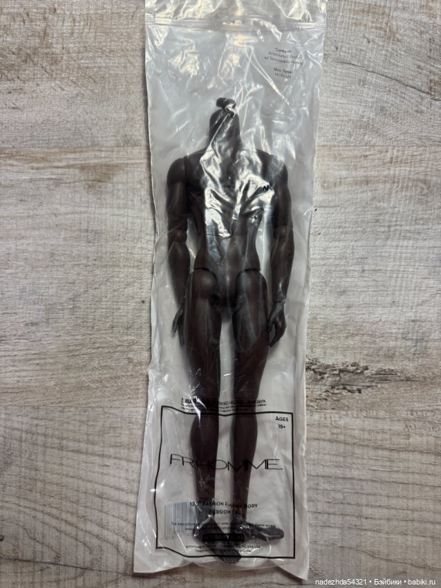 Тело Integrity Toys FR Homme Body: Nubian