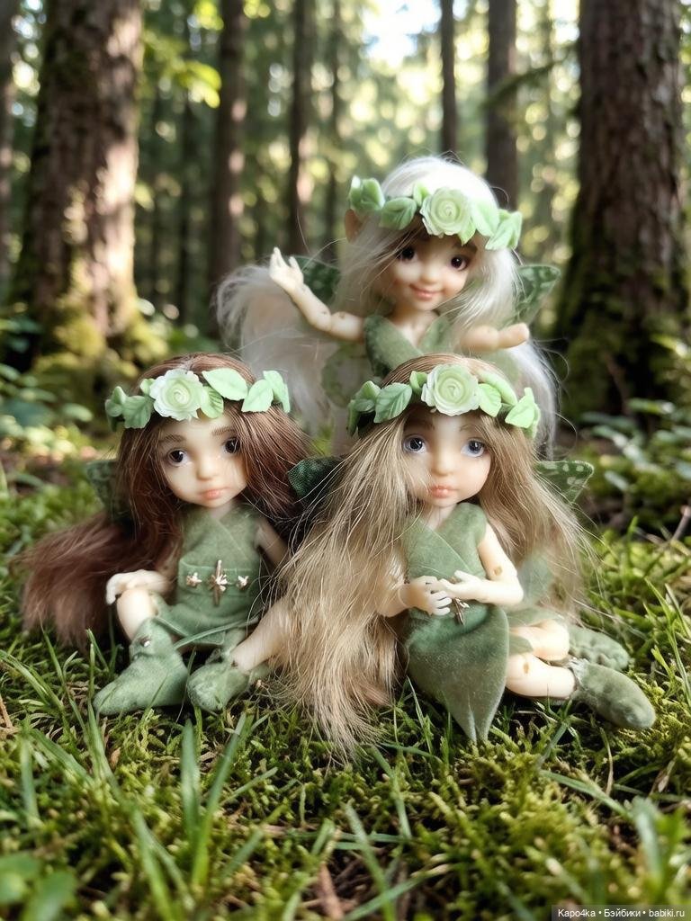 Шарнирная BJD бжд феечка-златовласка 8 см (фото 7)