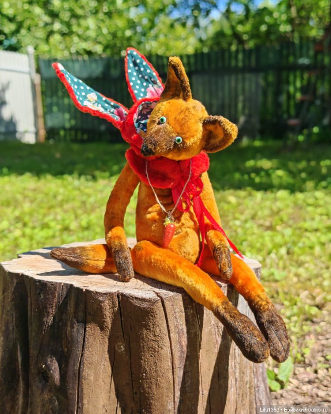 Тедди Лисица 🦊 Мия — Авторские игрушки (фото 8)