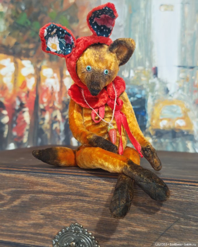 Тедди Лисица 🦊 Мия — Авторские игрушки