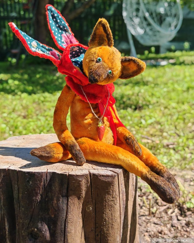 Тедди Лисица 🦊 Мия — Авторские игрушки (фото 7)