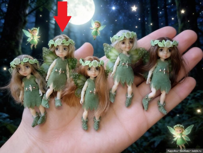 Шарнирная BJD бжд феечка-златовласка 8 см