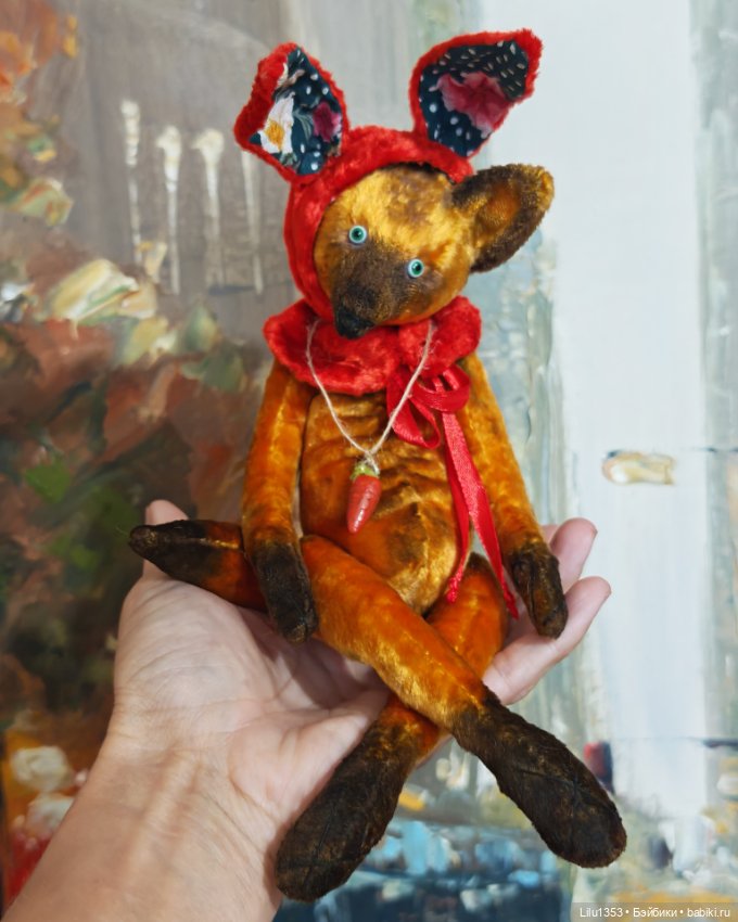 Тедди Лисица 🦊 Мия — Авторские игрушки (фото 3)