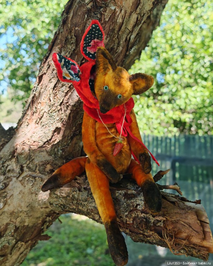 Тедди Лисица 🦊 Мия — Авторские игрушки (фото 9)