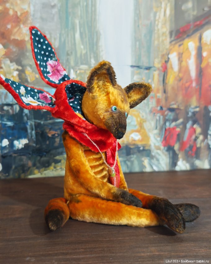 Тедди Лисица 🦊 Мия — Авторские игрушки (фото 5)