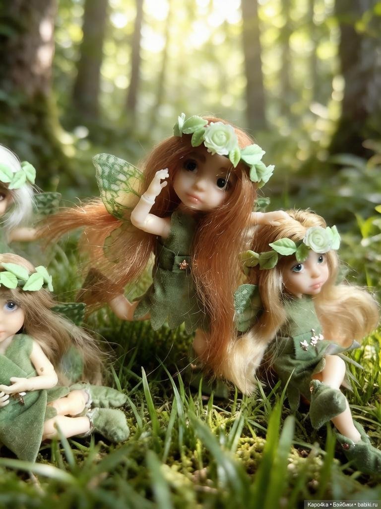 Шарнирная BJD бжд тёмненькая эльфа 8 см (фото 5)