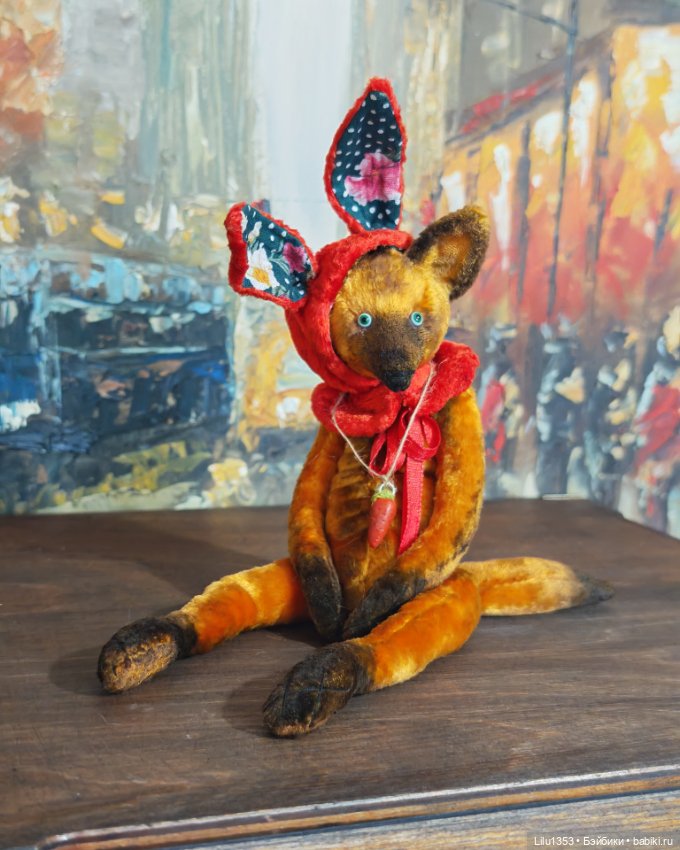 Тедди Лисица 🦊 Мия — Авторские игрушки (фото 2)
