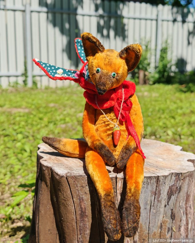 Тедди Лисица 🦊 Мия — Авторские игрушки (фото 6)