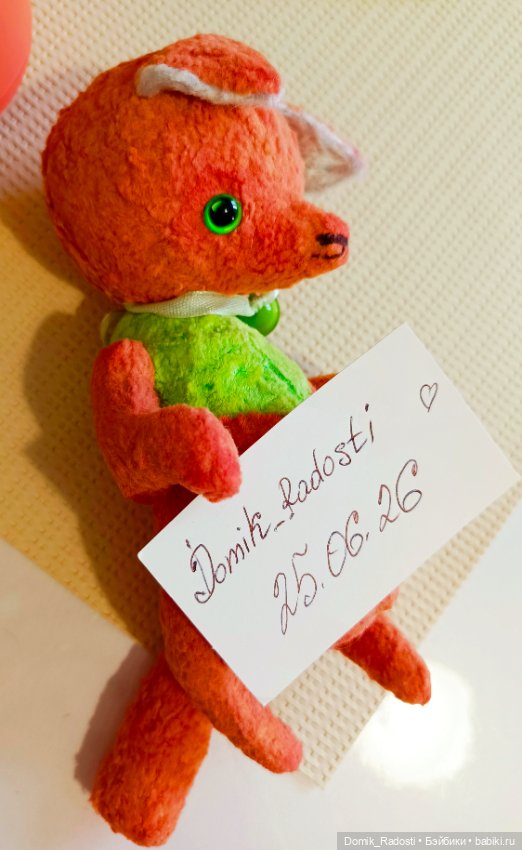 Лисенок Рыжик 🦊 — Авторские игрушки (фото 7)