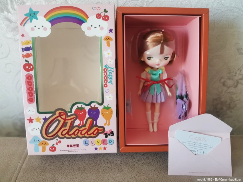 Кукла Ododo strawberry planet doll (фото 2)