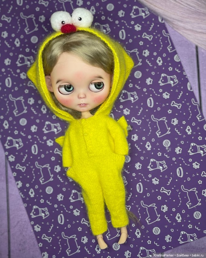 Одежда Блайз Blythe костюм цыпленка (фото 4)