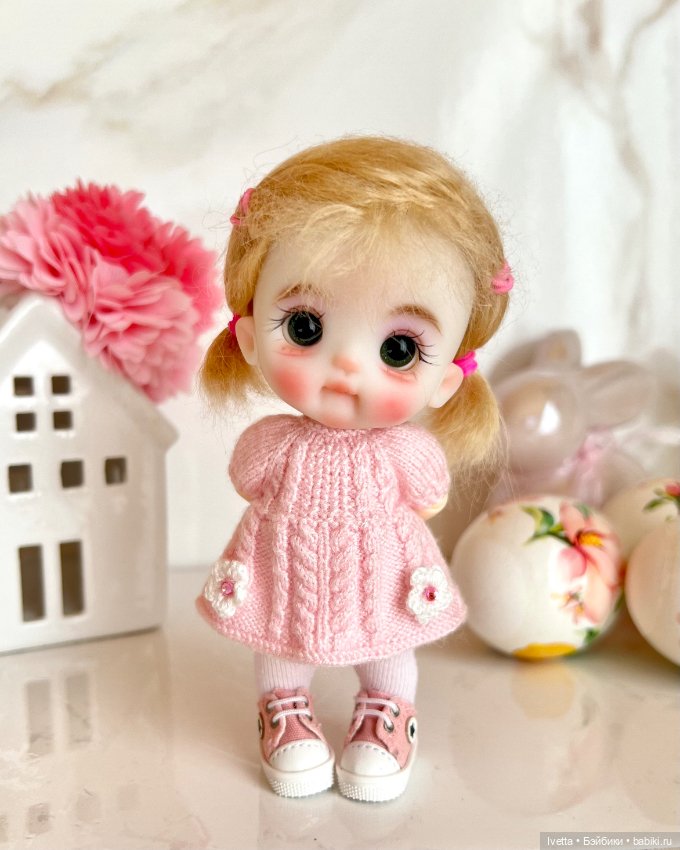 Малышка Зайка об11 — Шарнирные куклы (не BJD) (фото 3)