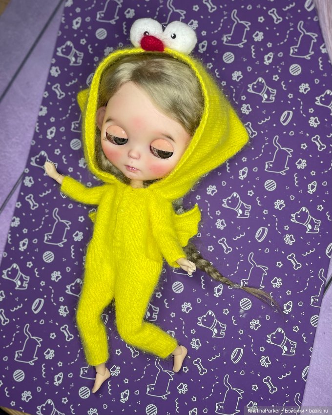 Одежда Блайз Blythe костюм цыпленка (фото 3)