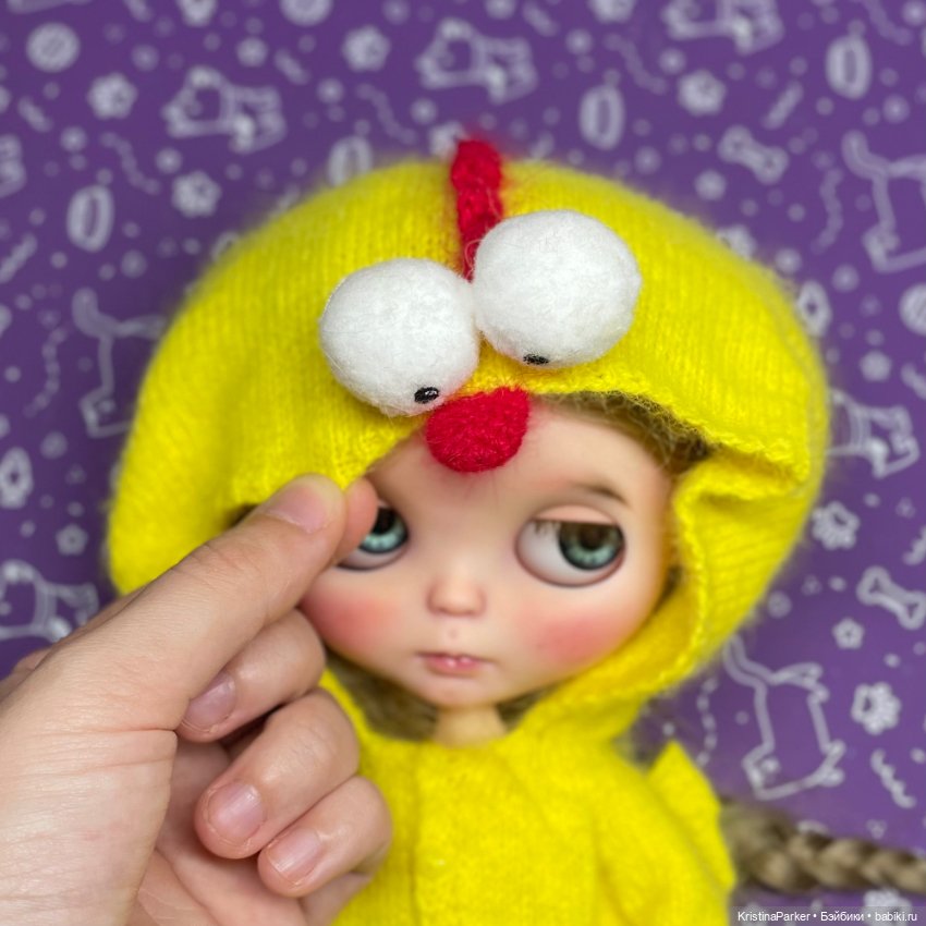 Одежда Блайз Blythe костюм цыпленка (фото 5)