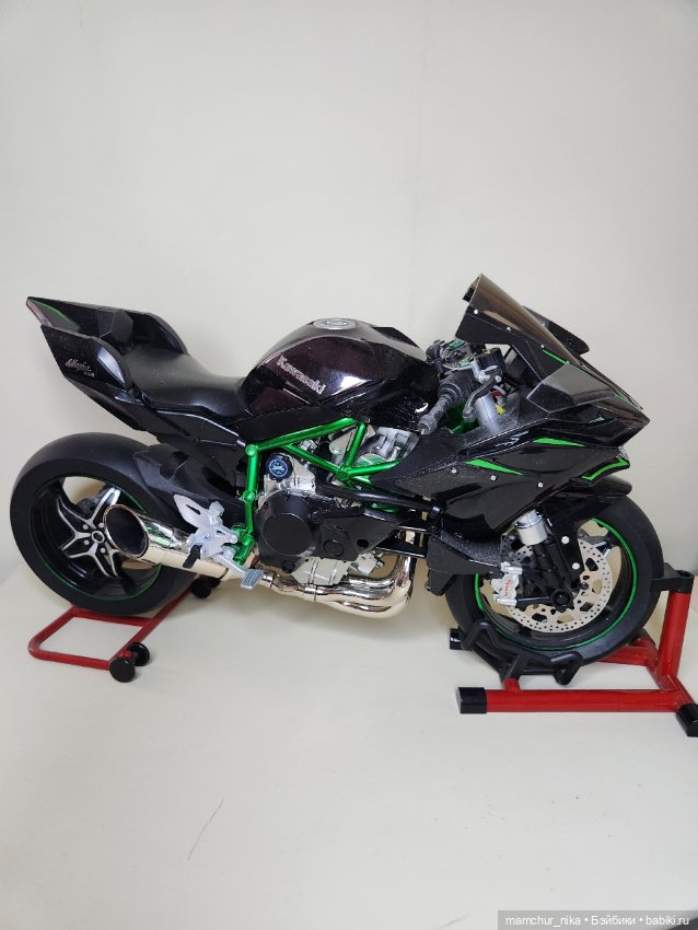 Прожада 1/6 kawasaki h2rМодель мотоцикла кавасаки