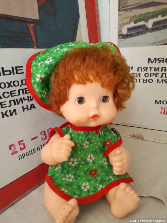 Кукла СССР с этикеткой — Винтажные куклы и игрушки детства