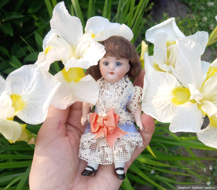 Антикварная кукла mignonette (фото 3)