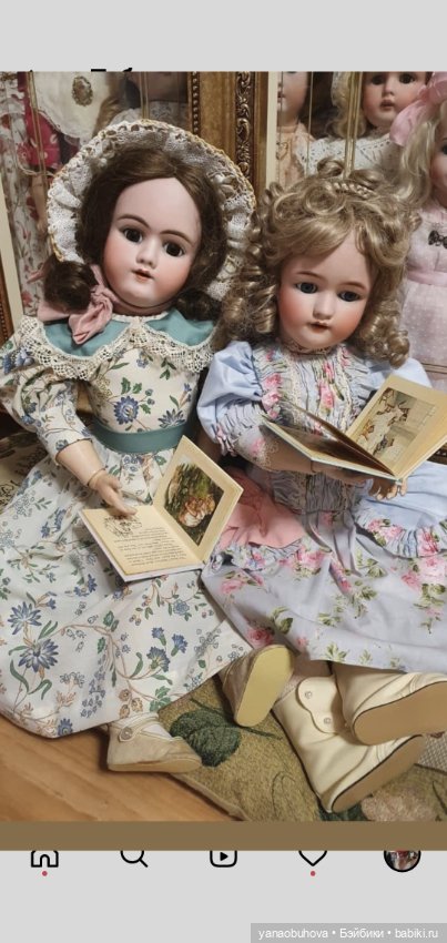 Винтажные книжки малышки для антик кукол