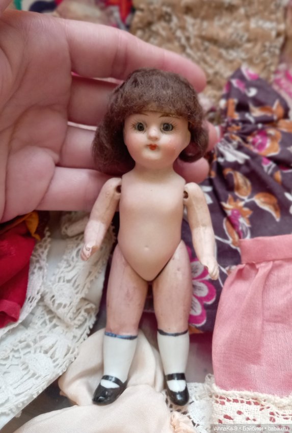 Антикварная кукла mignonette (фото 7)