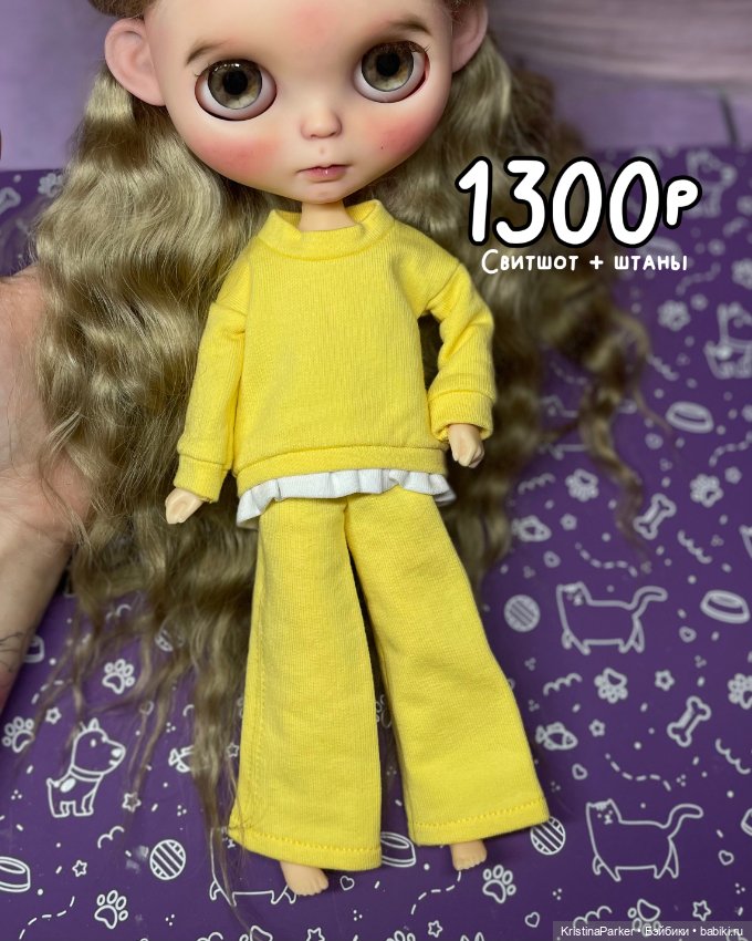 Одежда для кукол Блайз Blythe , ob22, ob24, licca и кукол формат 1/6 (фото 3)