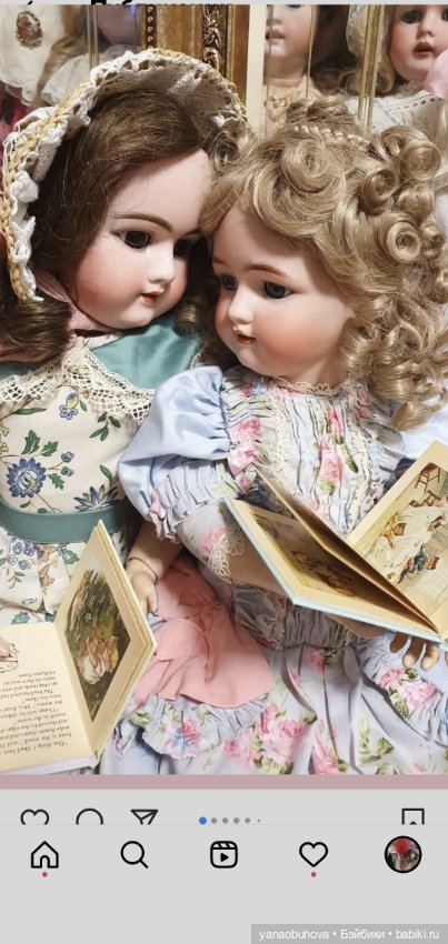 Винтажные книжки малышки для антик кукол