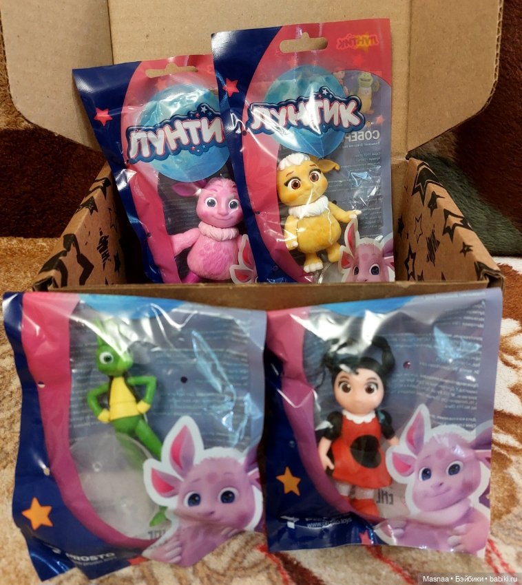 Новые фигурки из мультика Лунтик