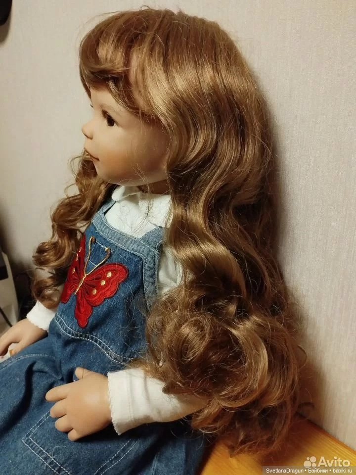 Парик для большой куклы, реборна