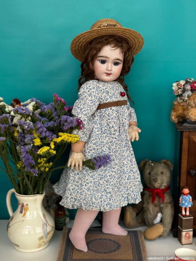 Антикварная кукла,Eden Bébé Paris 9 Déposé (фото 7)