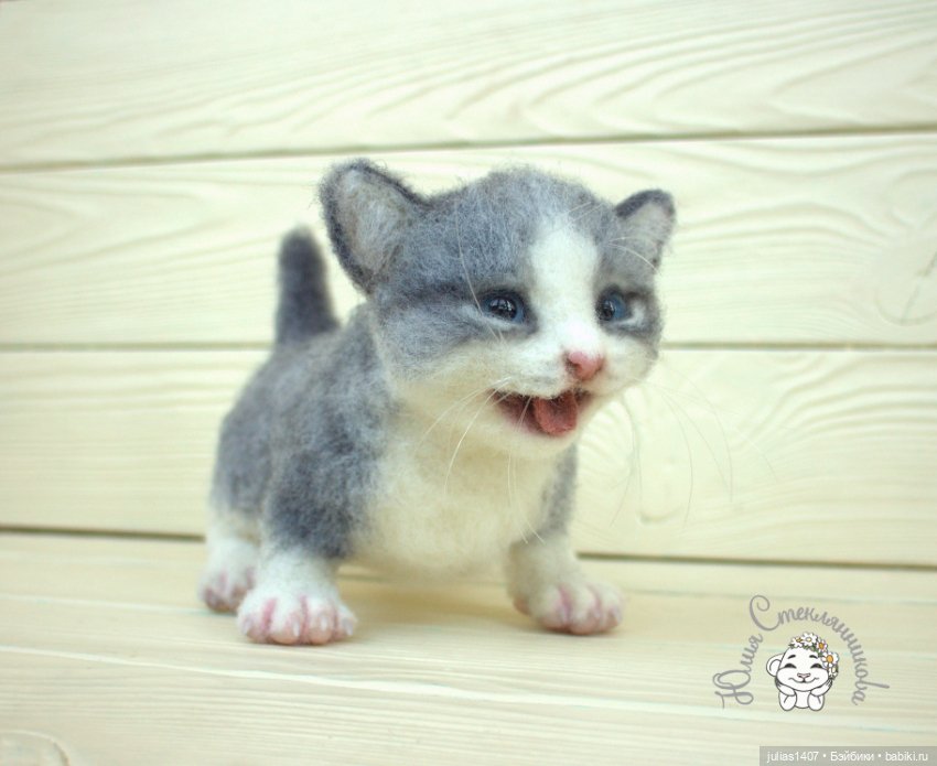 Котенок малыш — Авторские игрушки