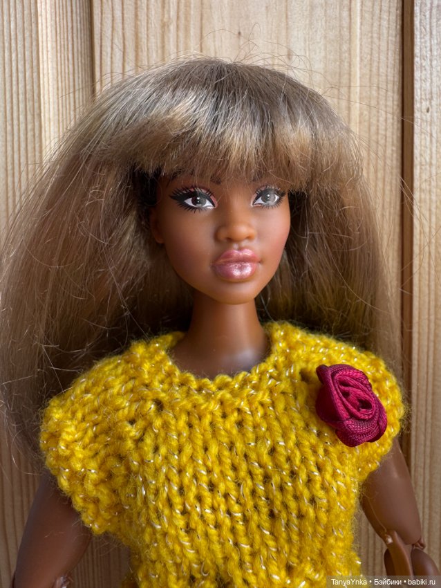 Барби афро лукс Barbie Looks (фото 3)