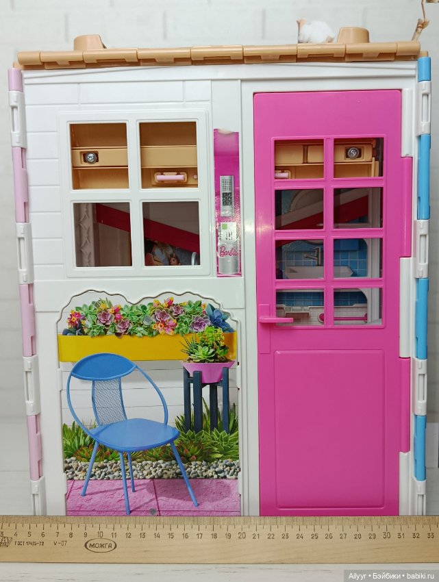 Дом Барби Barbie Mattel фирменный раскладной (фото 6)