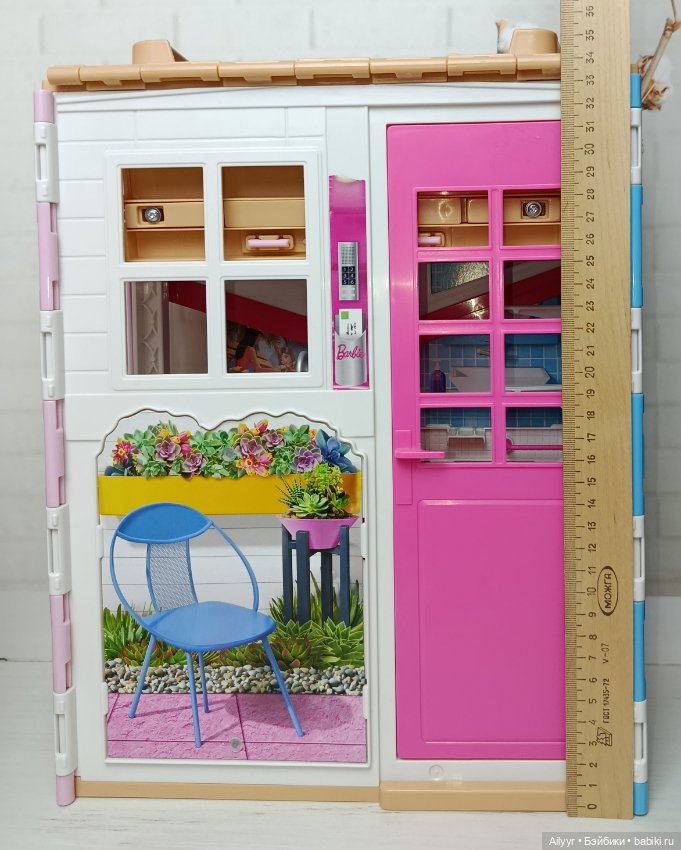 Дом Барби Barbie Mattel фирменный раскладной (фото 8)