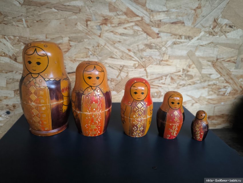 Матрешка СССР С утратами — Винтажные куклы и игрушки детства